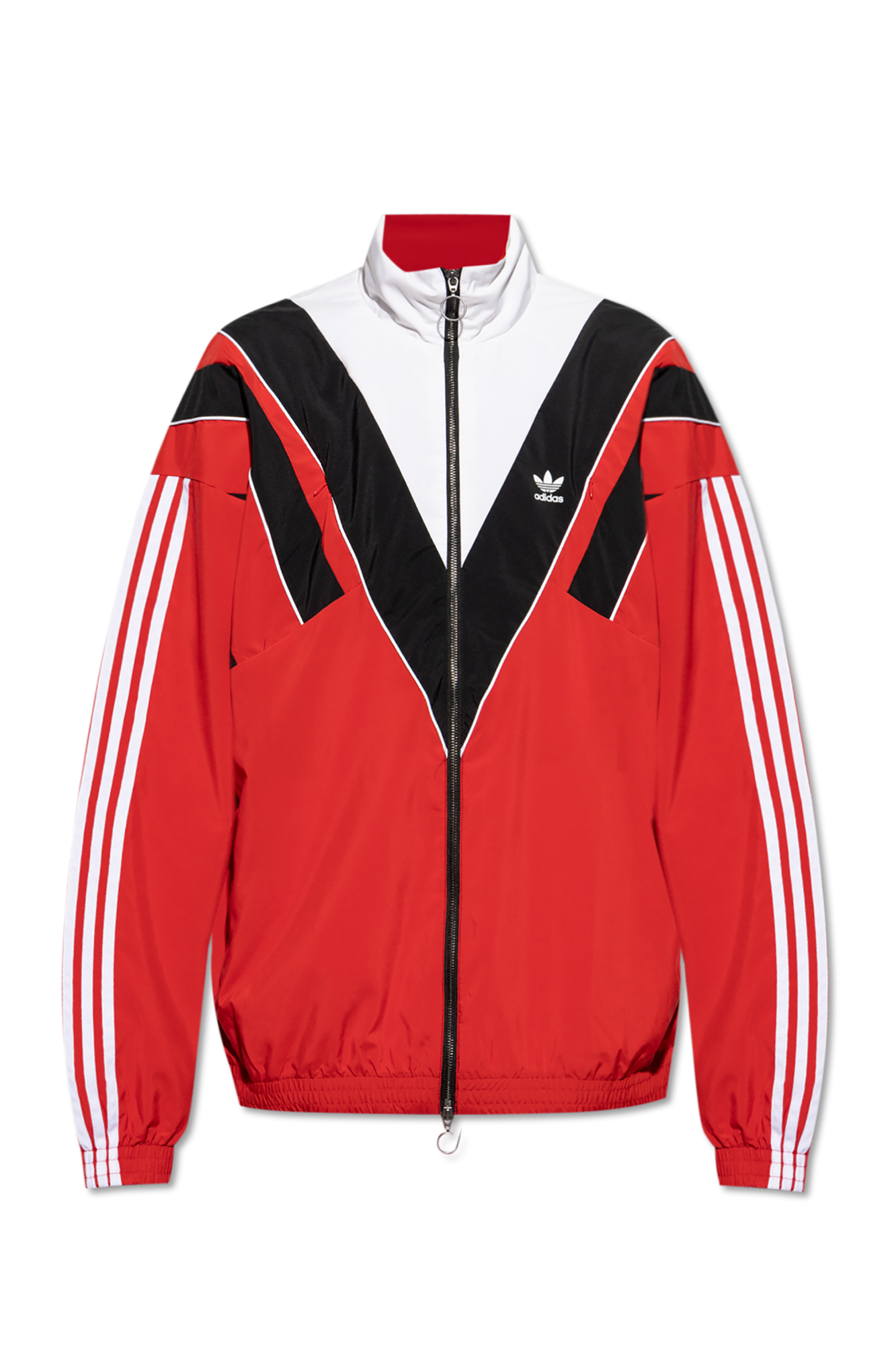 Red Jacket with stand-up collar ADIDAS Originals - Vitkac Italy